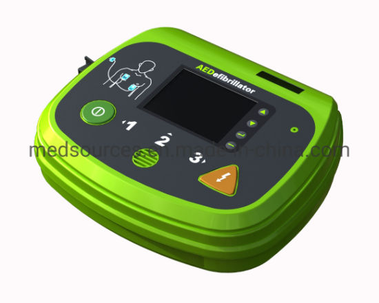 (MS-300P) Desfibrilador externo bifásico cardíaco automático de emergencia AED portátil