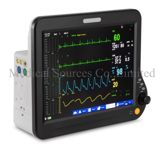 (MS-8500) Precio de fábrica Monitor multiparámetro ECG de equipos médicos para pacientes