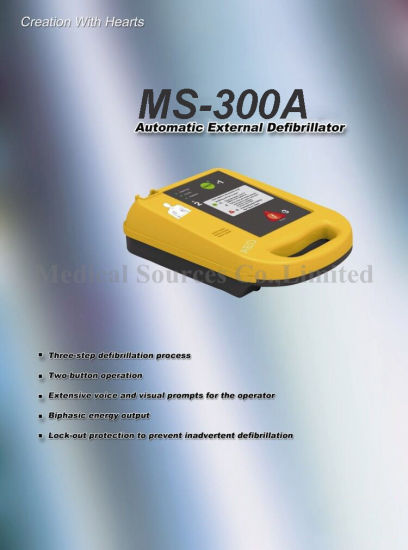 (MS-300A) Desfibrilador externo automático Aed médico portátil barato